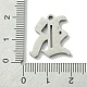 201 pendentifs en acier inoxydable(STAS-B055-01P-R)-3