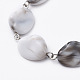 Acrylic Imitation Gemstone Style Beaded Necklaces(NJEW-JN02545)-2