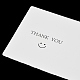 Smiling Face Paper Earrings Necklace Display Cards(FIND-T072-01B-02)-3