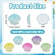 30Pcs 6 Colors Gradient Color Transparent Resin Cabochons(RESI-YW0005-97)-3