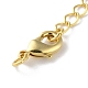 Brass Lobster Clasps & Ends with Chain(KK-F880-35G)-3