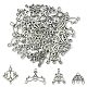 20Pcs 4 Style Tibetan Style Alloy Chandelier Component Links(TIBE-YW0001-40)-1