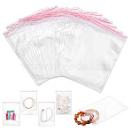 1000Pcs Plastic Resealable Packaging Bags, Top Seal, Self Seal Bag, Rectangle, Clear, 15x10cm, Unilateral Thickness: 2 Mil(0.05mm)(OPP-PH0001-38)