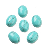 Synthetic Turquoise Cabochons, Oval, 16x12x5mm(G-G145-01B-50)