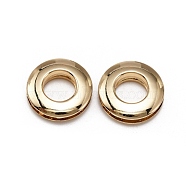 Alloy Grommet Eyelet Findings, Screw Together Grommet Ring, for Bag Making, Light Gold, 2.1x0.6cm, Hole: 10.5mm(FIND-WH0145-25A-KCG)