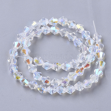 Electroplate Glass Beads Strands(EGLA-Q118-5mm-C17)-2