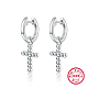 925 Sterling Silver Hoop Earrings(WL9747)-1