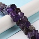 Natural Amethyst Star Cut Round Beads Strands(G-M418-C01-01)-2