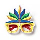 Felt Brazil Carnival Eyeglasses Frame Decoration(AJEW-G044-01D)-1