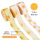 3Rolls 3 Colors Sun Pattern Polyester Ribbon(OCOR-TA0003-30)-3