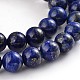 Chapelets de perles rondes en lapis-lazuli naturel(G-M230-02-8mm)-1