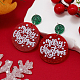 Christmas Acrylic Stud Earrings(SK8065-28)-1