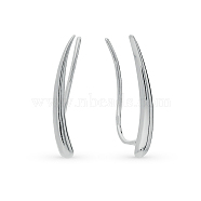925 Silver Hoop Earrings(YJ3710)