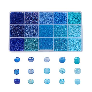 2mm Mixed Color Round Glass Beads