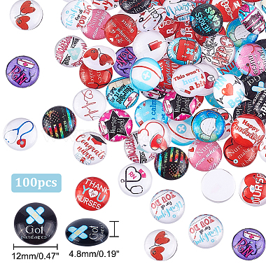 PandaHall Elite 1Bag Glass Cabochons(GGLA-PH0001-39A)-2