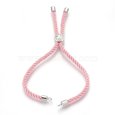 Pink Cotton Bracelet Making