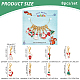 8Pcs 8 Style Christmas Theme Alloy Enamel Pendants Decorations(HJEW-NB0001-47)-2