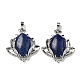 pendentifs lapis-lazuli naturels teints(G-M434-04P-18)-1