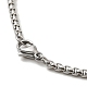 304 Stainless Steel Pendant Necklaces for Women Men(NJEW-G123-05P)-4