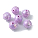 Pearlized Plastic Round Beads(KY-WH0004-06B)-2