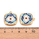 Printed 304 Stainless Steel Pendants(STAS-OY002-17G-02)-3