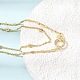 Messingring-Gliederarmb&auml;nder 2-Strang(KK-CBA103C-01G)-3
