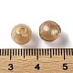 brin de perles de lampwork de sable doré fait à la main(LAMP-Z007-07B)-4