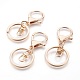 Alloy Keychain Clasp Findings(X-IFIN-F151-02G)-1