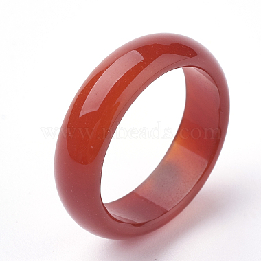 Natural Agate Rings(X-G-S279-42D)-3