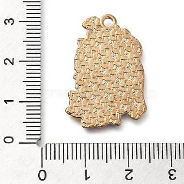 動物の花の合金エナメルペンダント(ENAM-Q508-01A)-3