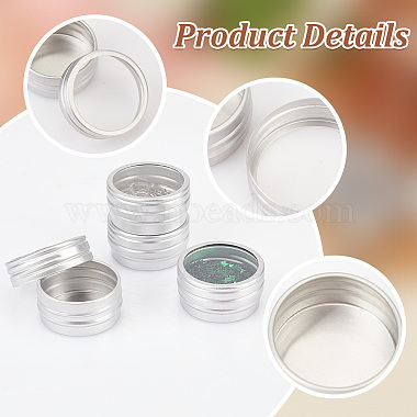 Column Aluminium Tin Cans with Visible Window(CON-WH0095-065P)-4