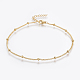 304 Stainless Steel Anklets(X-AJEW-H013-04G)-1