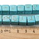 Dyed Synthetic Turquoise Beads Strands(G-G075-B02-01)-5