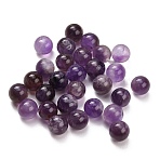 Natural Amethyst Sphere Beads, No Hole/Undrilled, Smooth Round, 8~9mm(G-H359-02F-8mm)