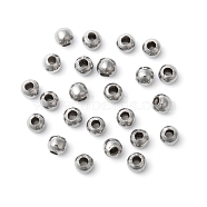 Tarnish Resistant 304 Stainless Steel Beads, Round, Stainless Steel Color, 6mm, Hole: 2.3mm(STAS-I021-6mm)