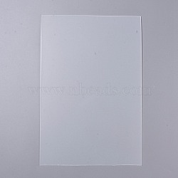 Plastic Bottom for Knitting Bag, Women Bags Handmade DIY Accessories, Rectangle, Clear, 30.3x20.4x0.12cm(FIND-WH0052-17B)