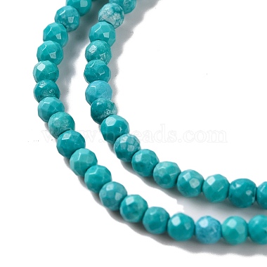 Natural Howlite Beads Strannds(G-C025-02A-03)-4