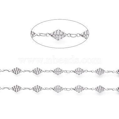 chaînes à maillons en losange en acier inoxydable résistant au ternissement 304(CHS-P011-01P)-3