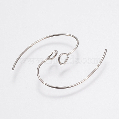 304 Stainless Steel Earring Hooks(X-STAS-F148-05P)-2