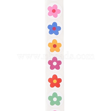 500Pcs Flower Stickers(AJEW-S089-09)-2