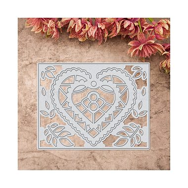 Plantillas de troqueles de corte de acero al carbono de corazón(DIY-WH0170-061)-5