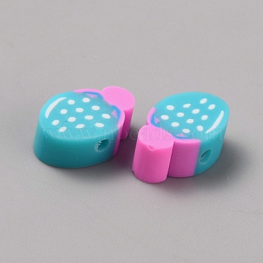 Handmade Polymer Clay Bead(CLAY-WH0012-04)-2