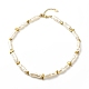 ABS Imitation Pearl & Synthetic Hematite Beaded Bracelet Necklace(SJEW-JS01240)-6