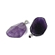 Natural Amethyst Pendants(G-C140-06C)-2