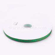 Grosgrain Ribbon Christmas Ribbon, Green, 3/8 inch(10mm)(SRIB-H017-580)