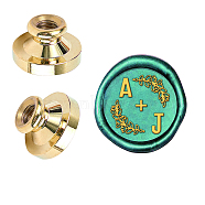 Wax Seal Brass Stamp Head, for Wax Seal Stamp, Letter Pattern, 25x14.5mm(AJEW-WH0209-500)