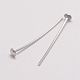 Anti-Tarnish Rhodium Plated 925 Sterling Silver Flat Head Pins(STER-P024-07-B)-2