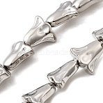 Electroplate Glass Beads Strands, Flower, Platinum Plated, 10.5x11x5.5mm, Hole: 0.8mm, about 38pcs/strand, 15.75''(40cm)(X-EGLA-F166-14P)
