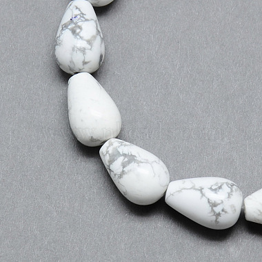 Teardrop Howlite Beads