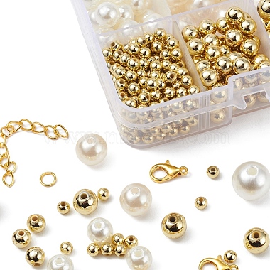 DIY Round Beads Jewelry Set Making Kit(DIY-YW0004-45G)-4